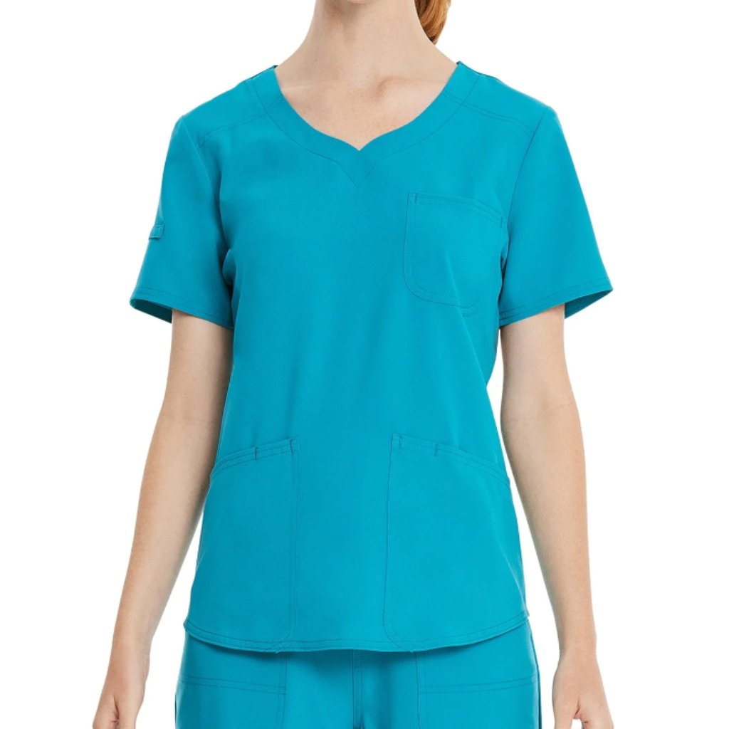 Scrub Star Teal Scrub Top